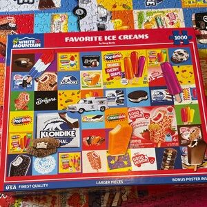 White Mountain Ice Cream Treats Puzzle
